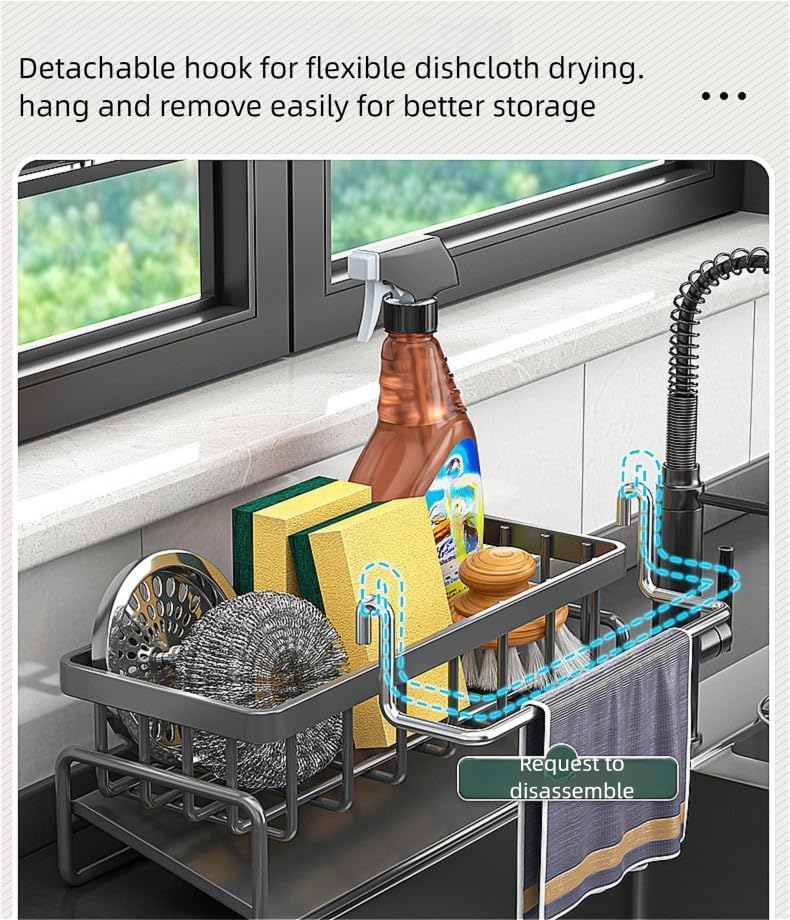 Kitchen Sink Caddy Sponge Holder