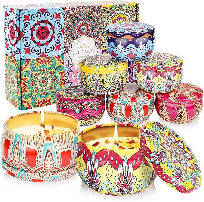 6 PACK Scented Candles