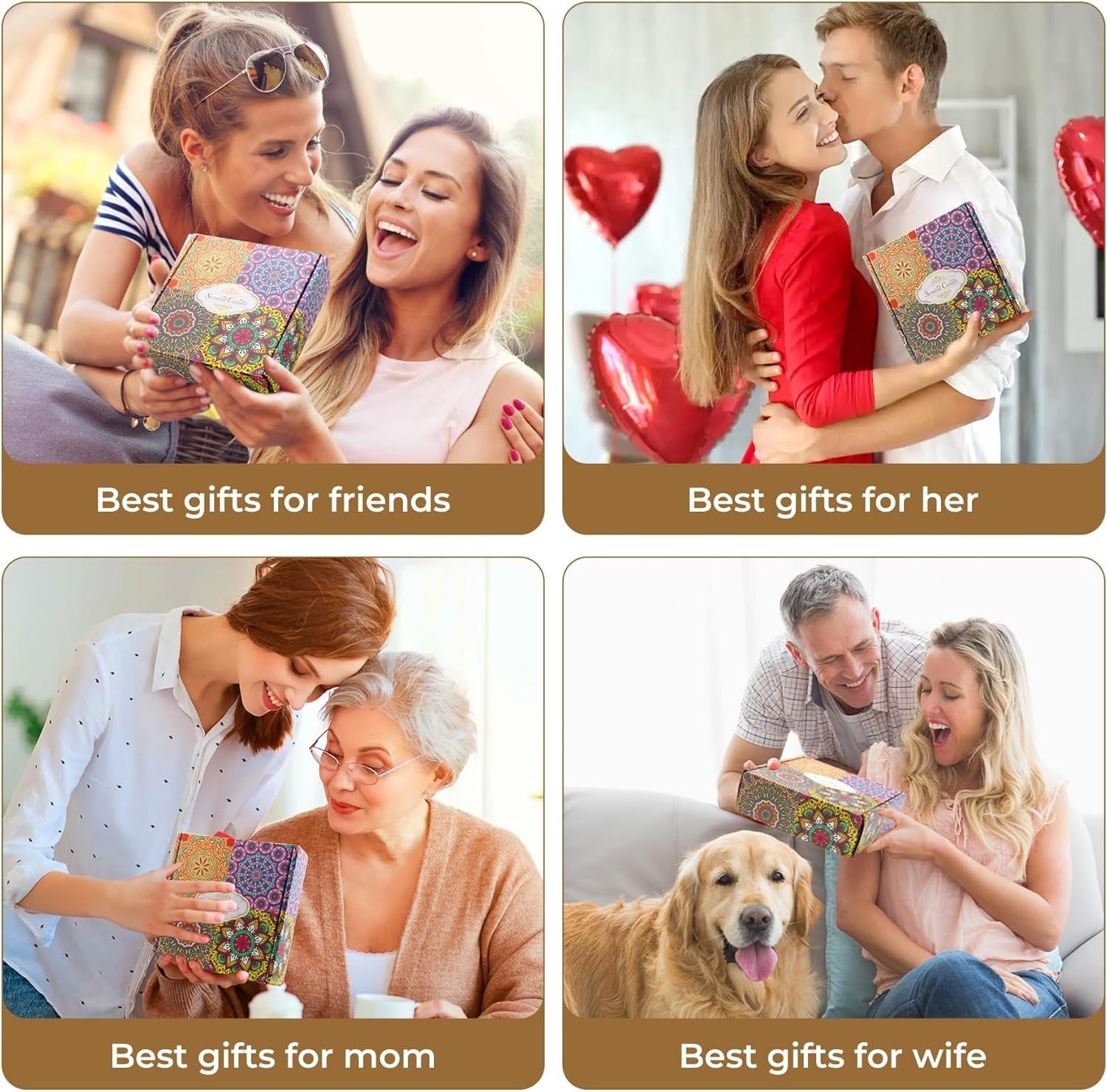 6 PACK Scented Candles