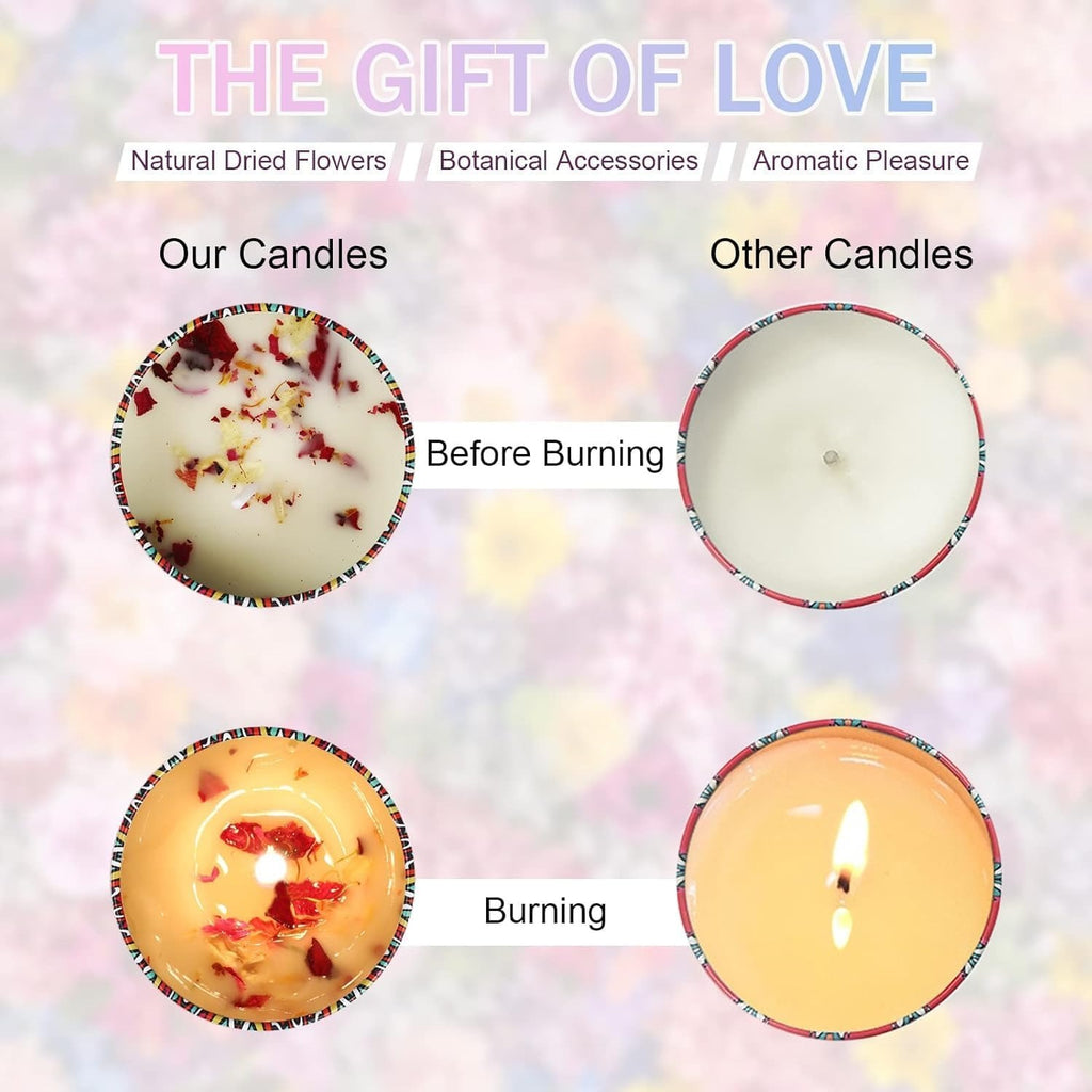 6 PACK Scented Candles